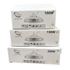 PROIETTORE faro Industriale LED UFO, Plafoniera a Sospensione Luce 6500K, Driver integrato Philips